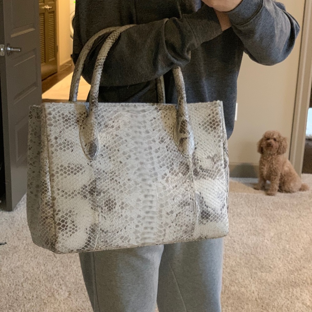 Authentic Hand-Made Python Purse - image 4